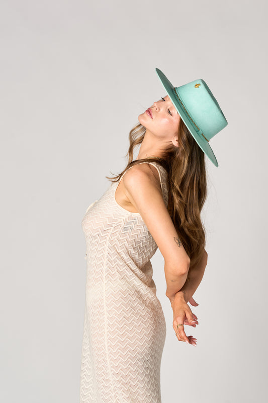 La Patrona verde agua